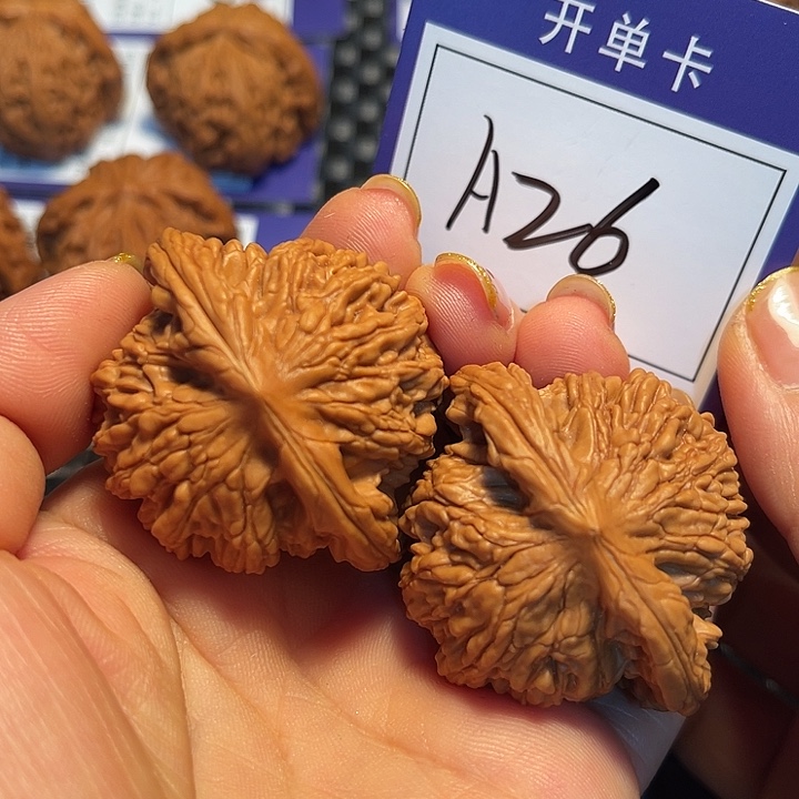 把件桃核45狮虎兽A26