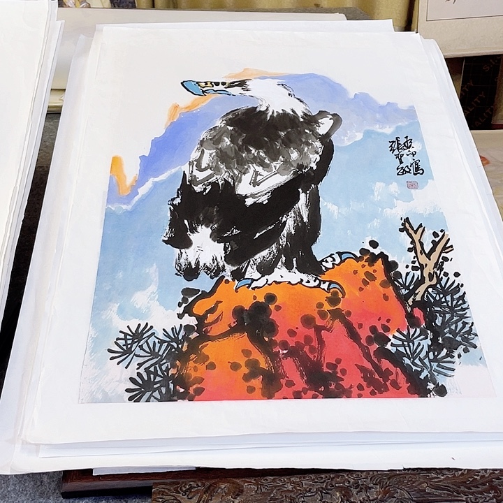国画张圣敏先生纯手绘作品