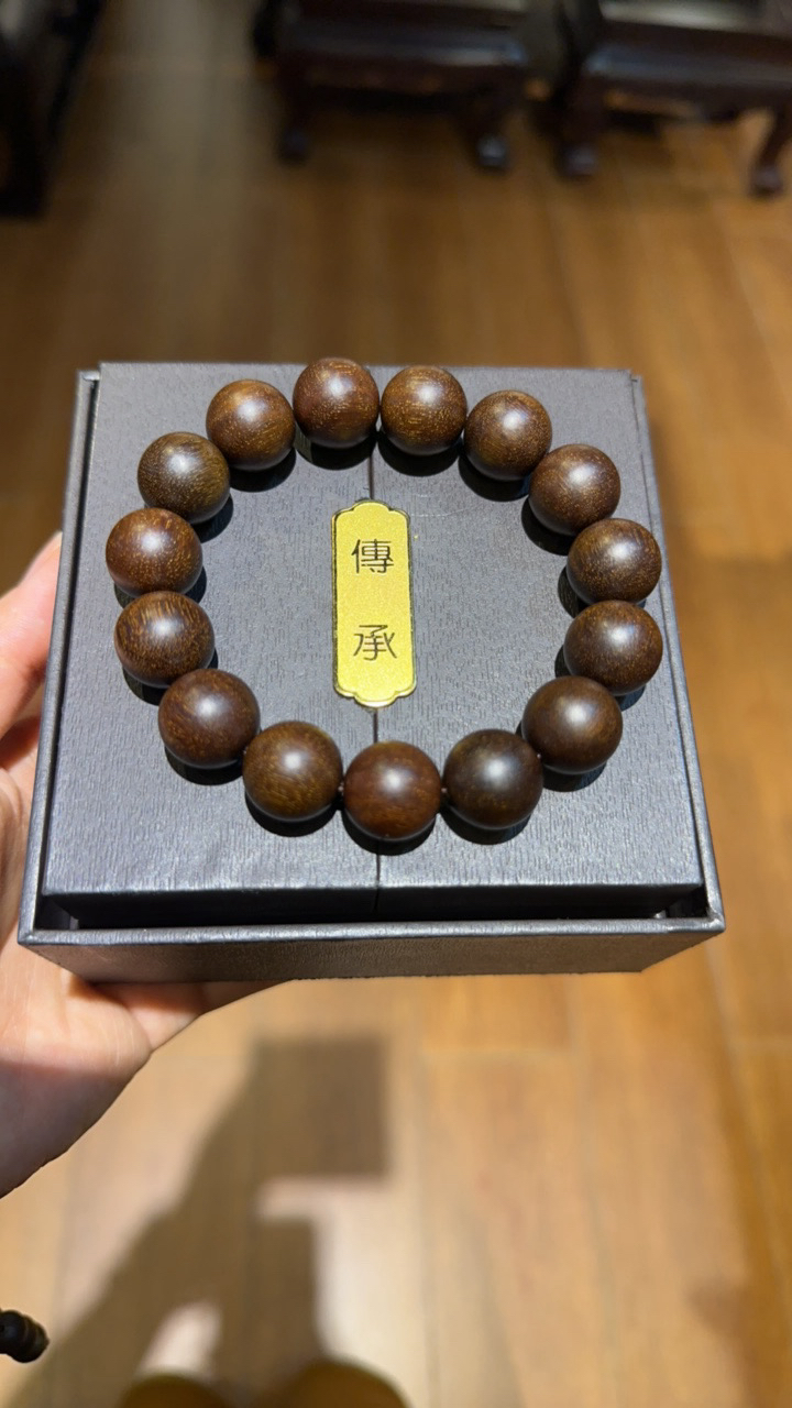 【蕹合】富森单圈15mm老料香味好手工珠串DIY编织