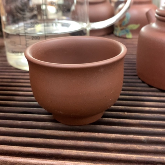 紫砂茶碗半手工主人杯