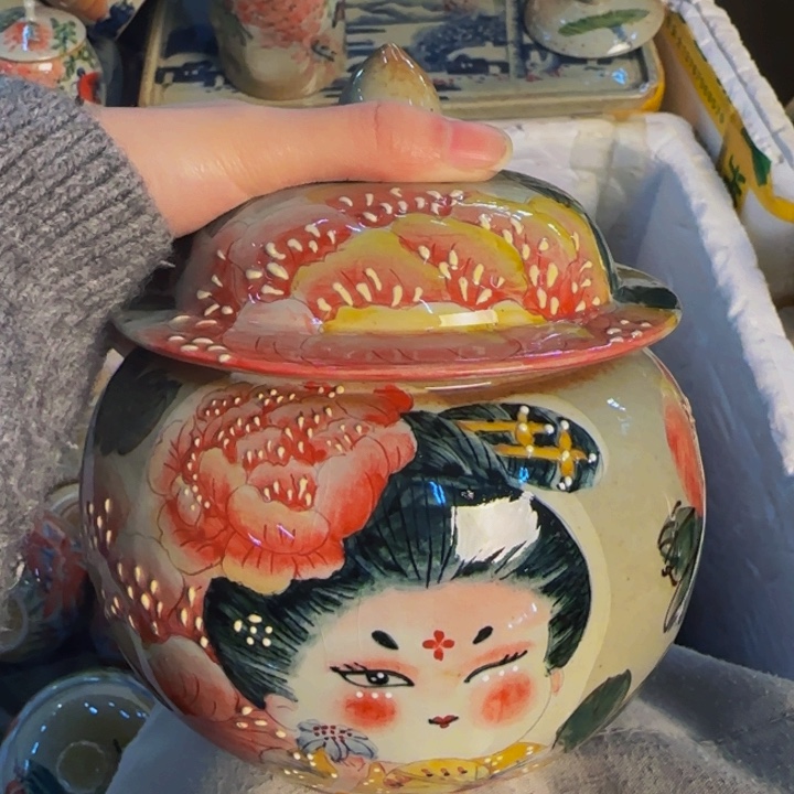 瓷片景德镇陶瓷手工手绘