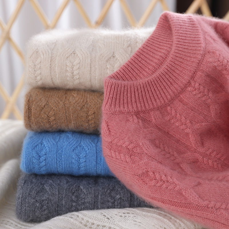 【山羊绒-厚款】儿童羊绒衫打底衫毛衣针织衫宽松加厚圆领秋冬套头