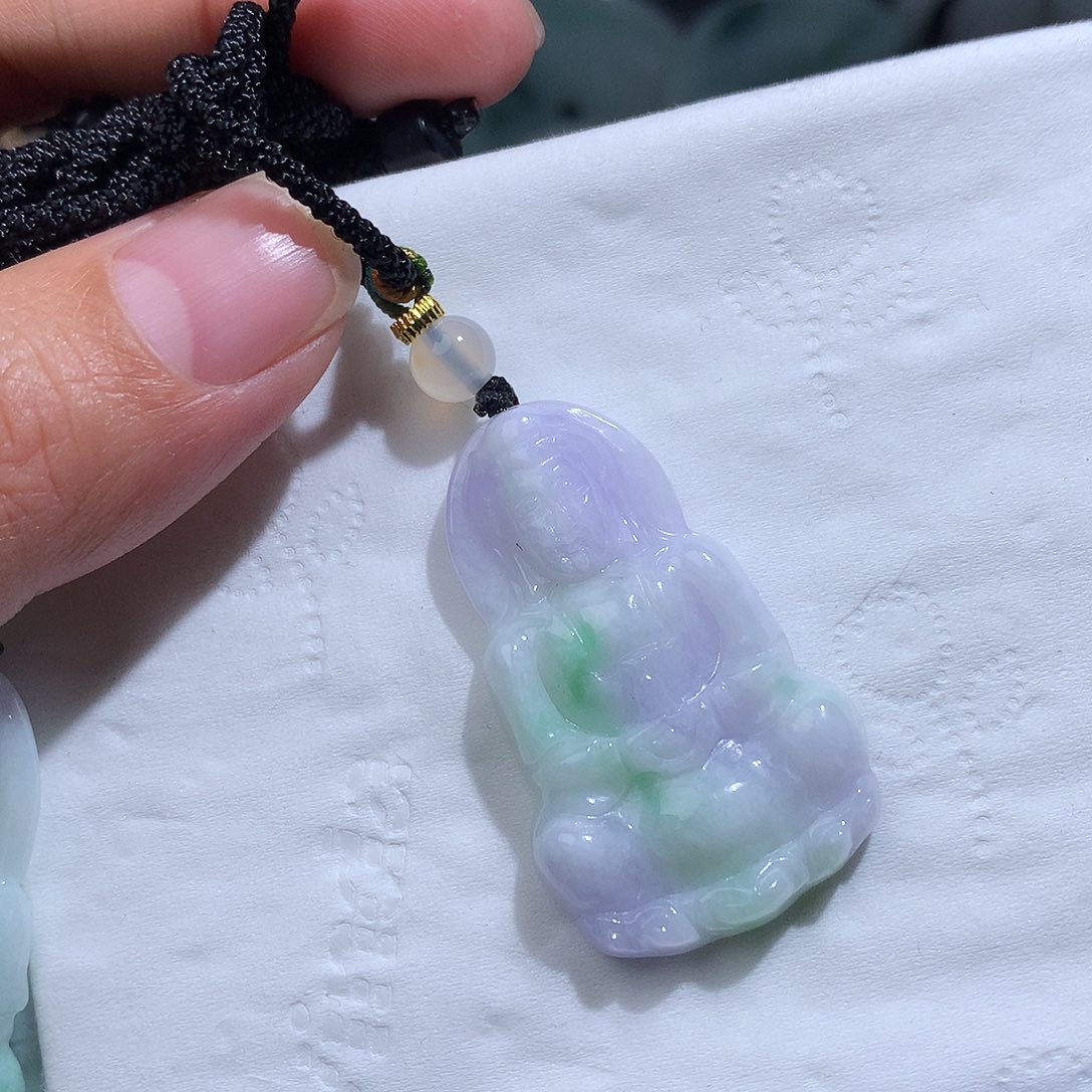 翡翠未镶嵌颈饰584