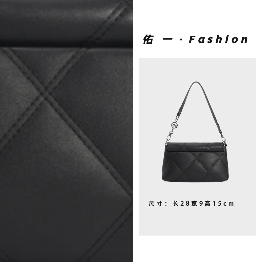 【工厂直销】FES-6165-黑色轻奢时尚百搭气质女包