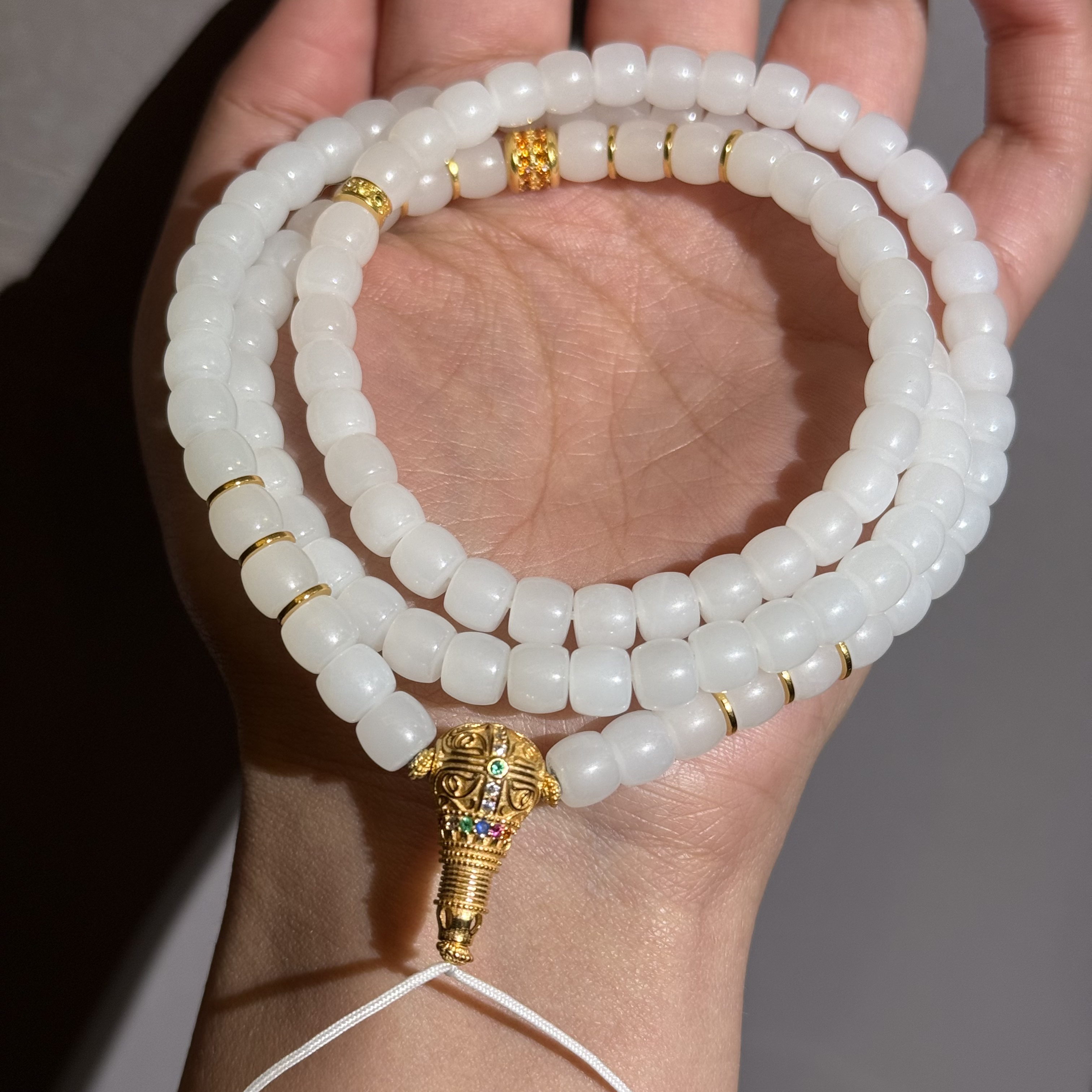 和田玉颈饰未镶嵌新疆料白玉直切设计款王哥拍一发一