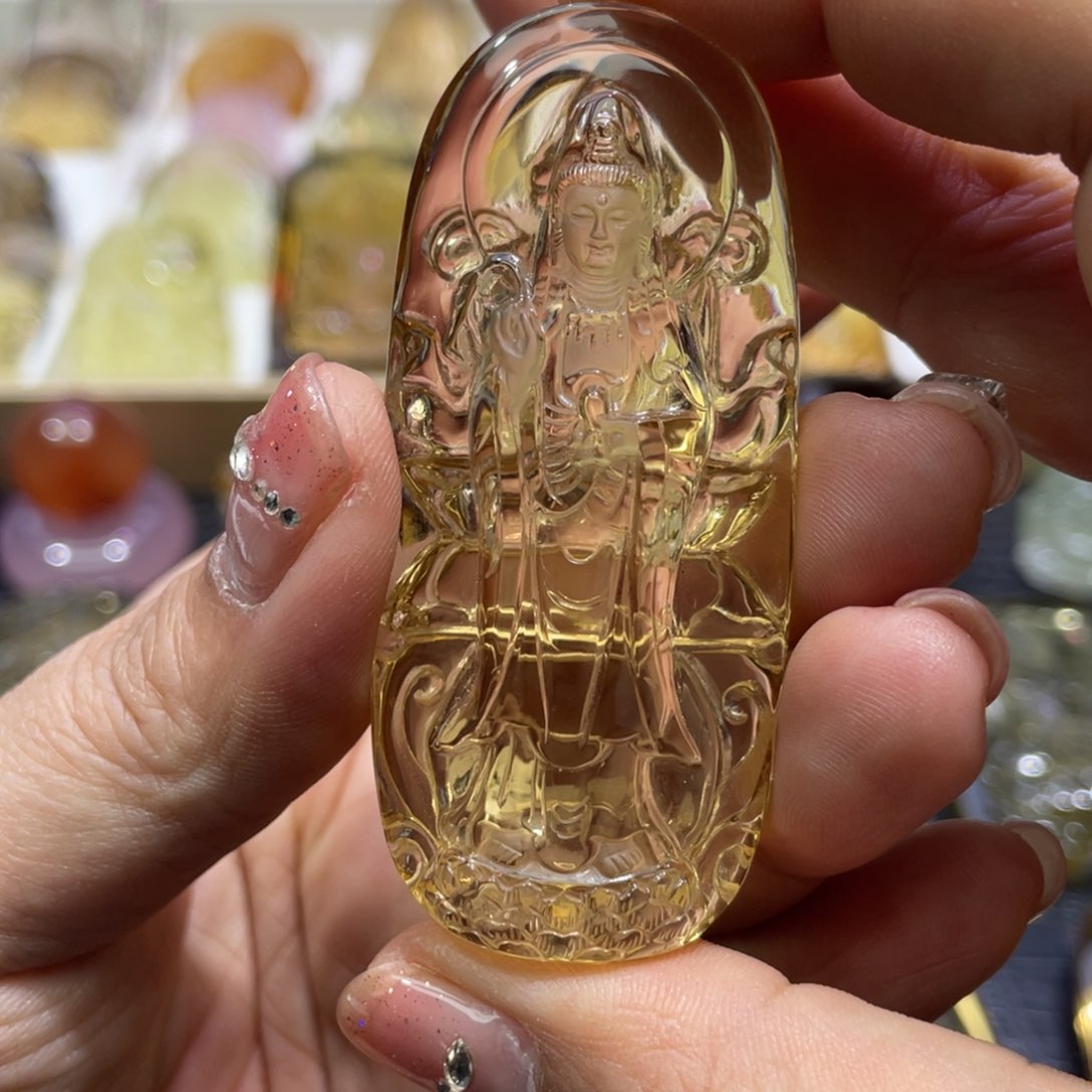 水晶颈饰未镶嵌定制