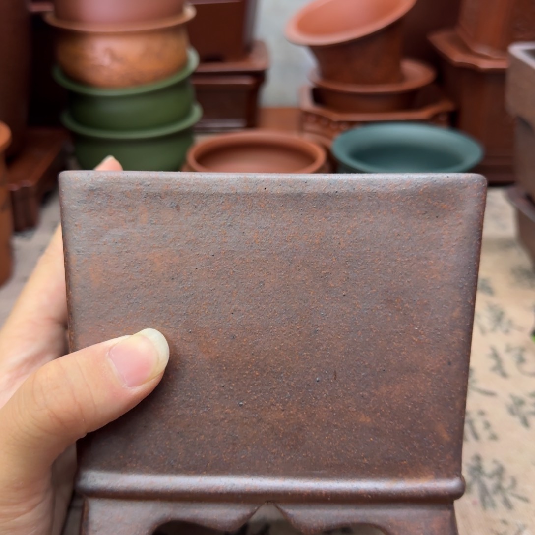 紫砂花盆宜兴紫砂正品12x9