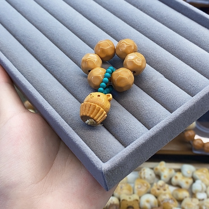 把件猴头核桃纸杯蛋糕手捻