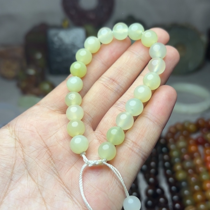 白玉菩提吊坠———-