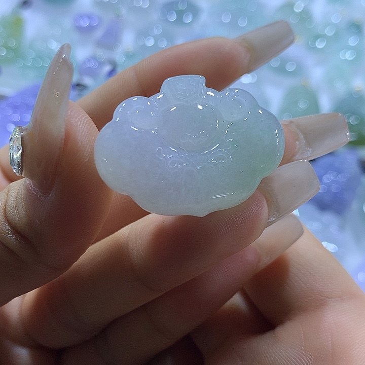 翡翠未镶嵌颈饰天然翡翠A货吊坠