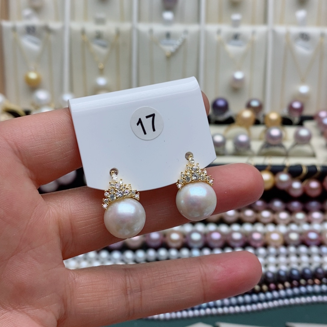 淡水珍珠颈饰银S925镶嵌