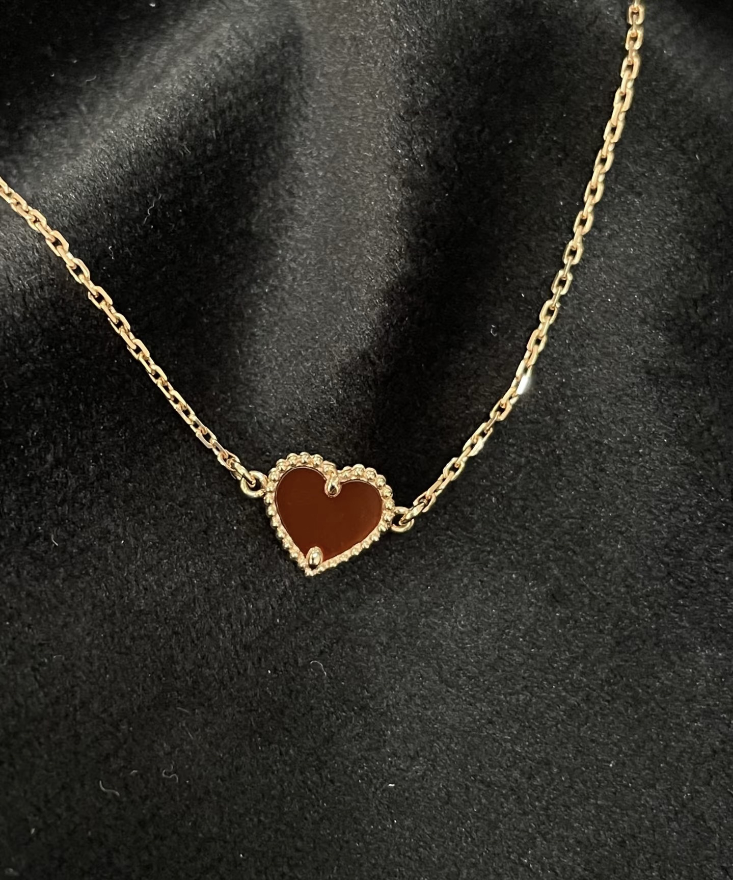 【IRIF】18k金红玉髓爱心手链101