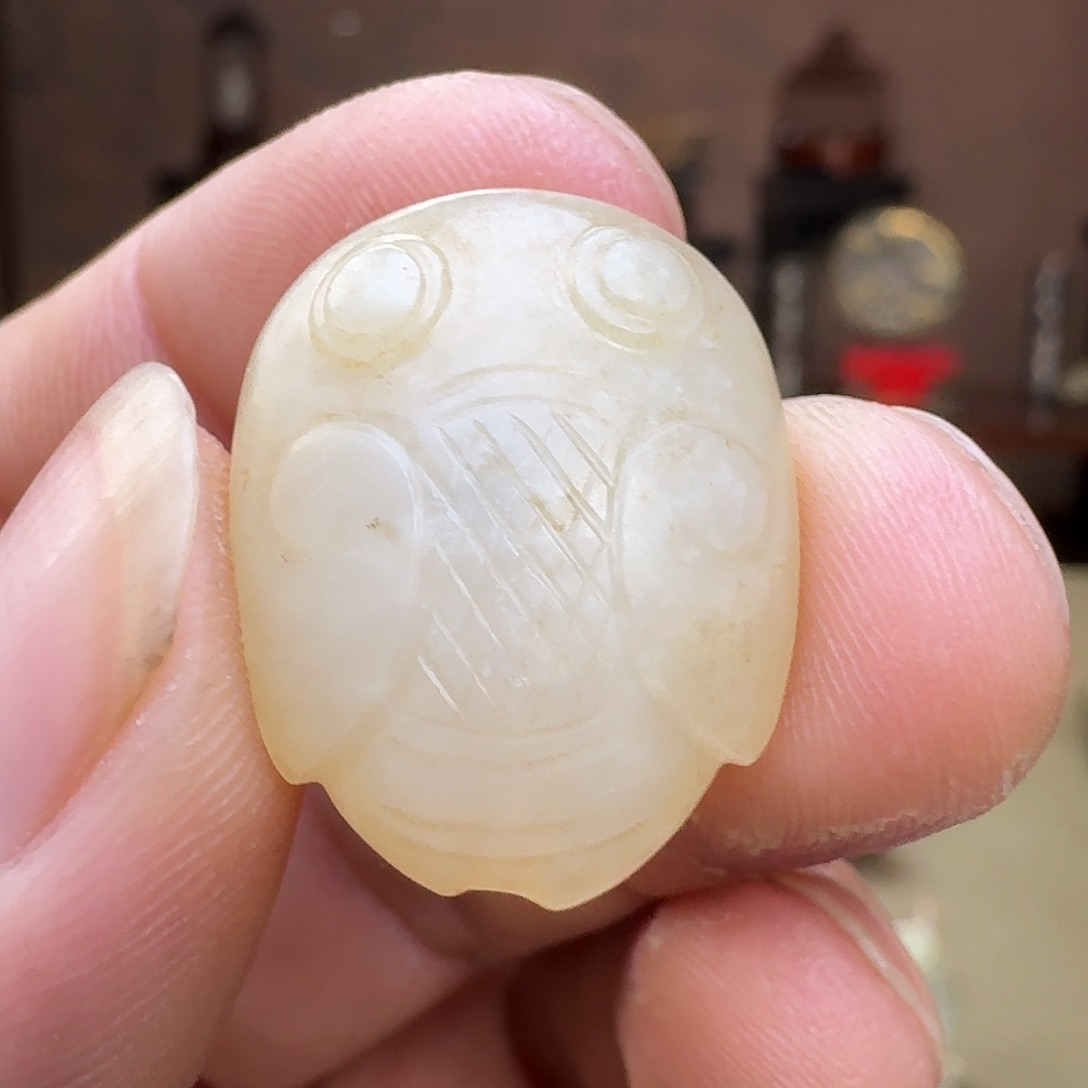 和田玉颈饰未镶嵌玩*