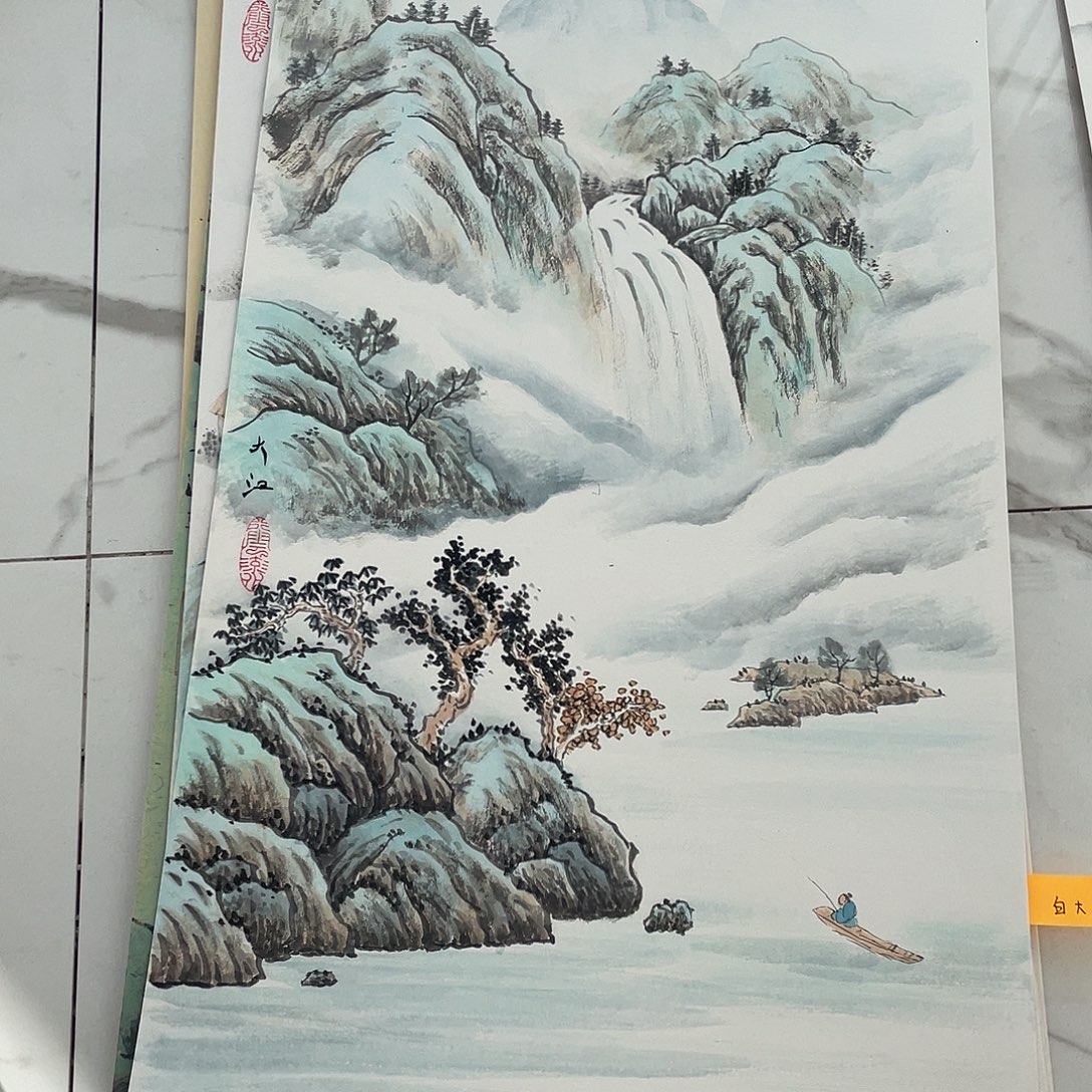 国画国画作品手绘作品