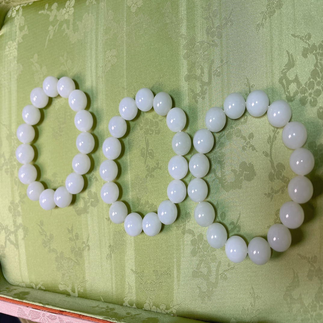 和田玉，圆珠手串