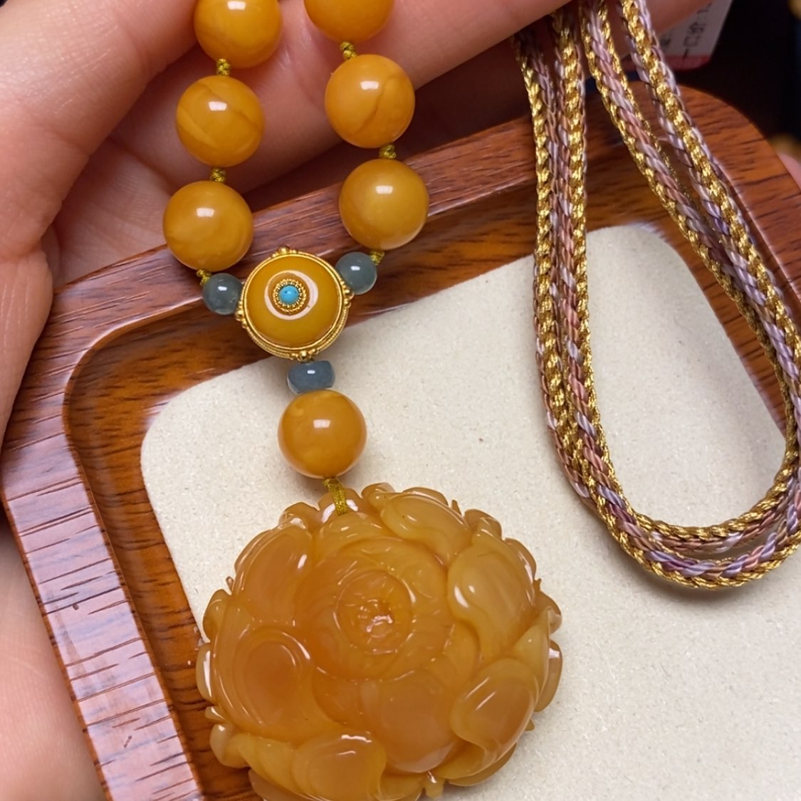 【闪购商品】蜜蜡颈饰未镶嵌项链