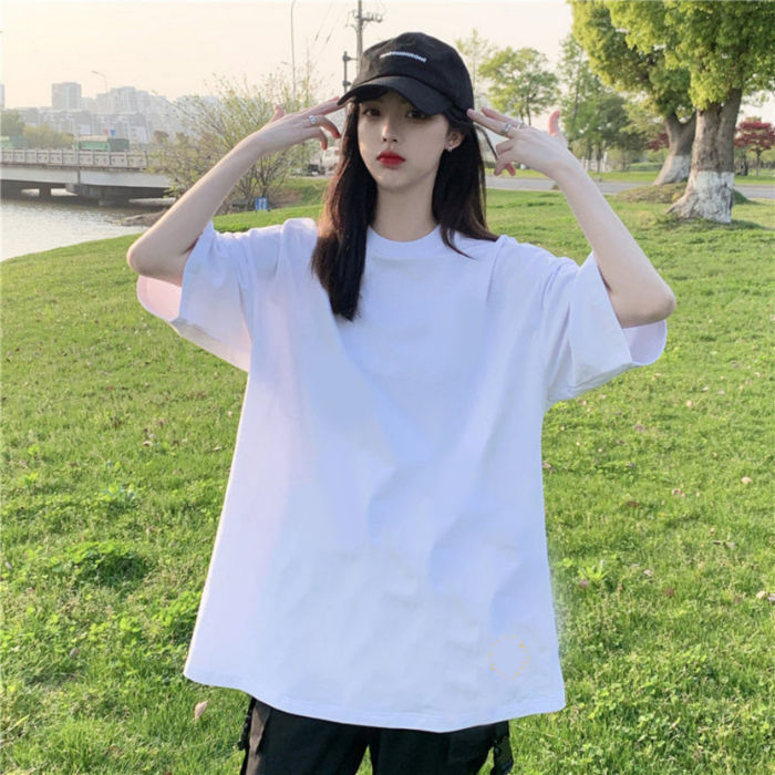 孤品白色女装ins(No退No换)宽松半袖