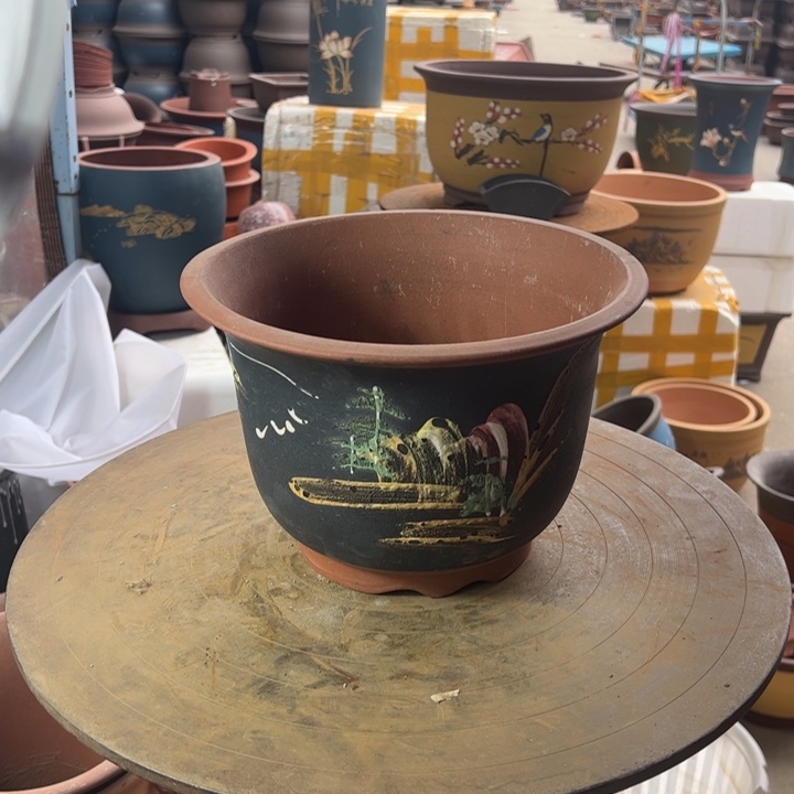 紫砂宜兴紫砂花盆花盆323