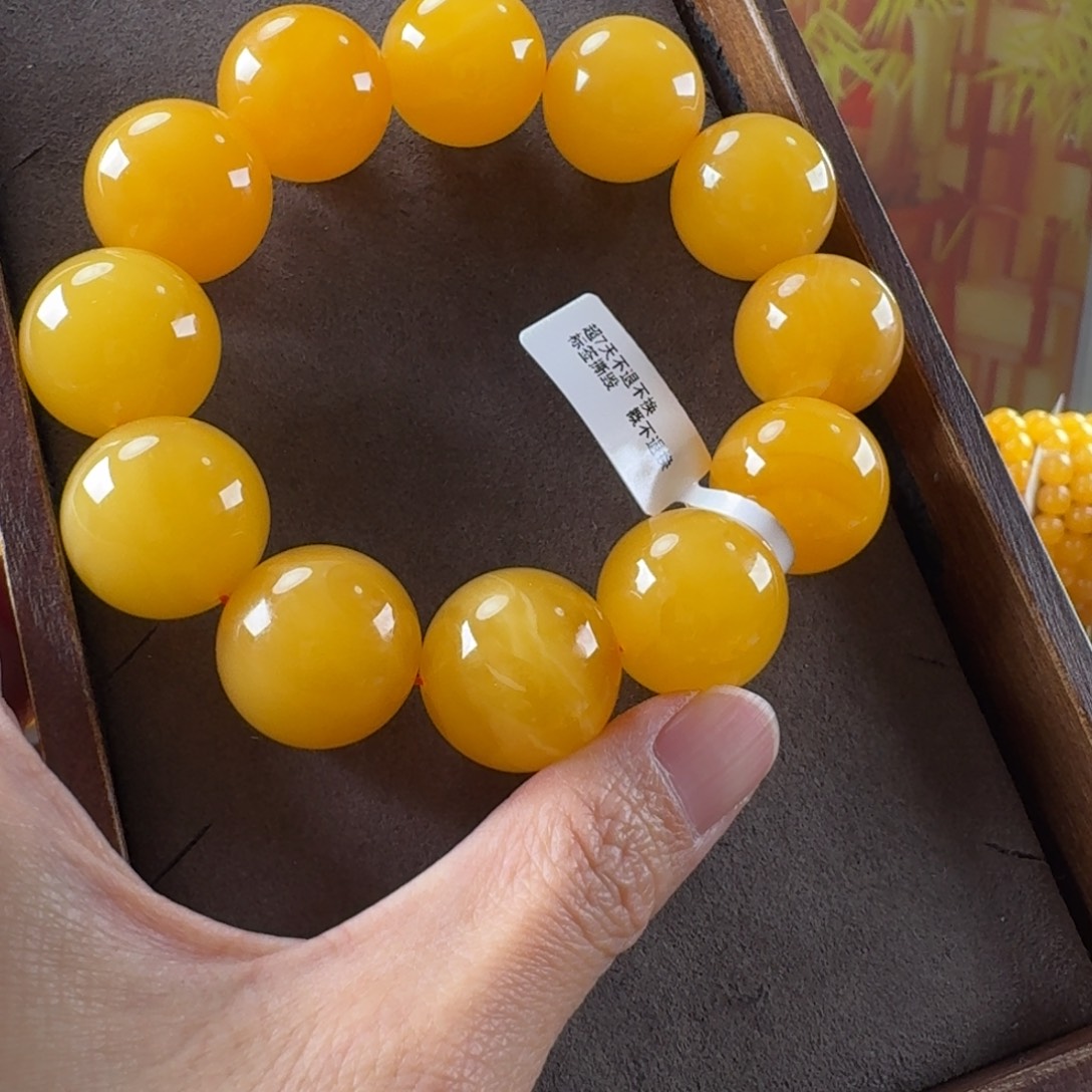 蜜蜡未镶嵌毛衣链