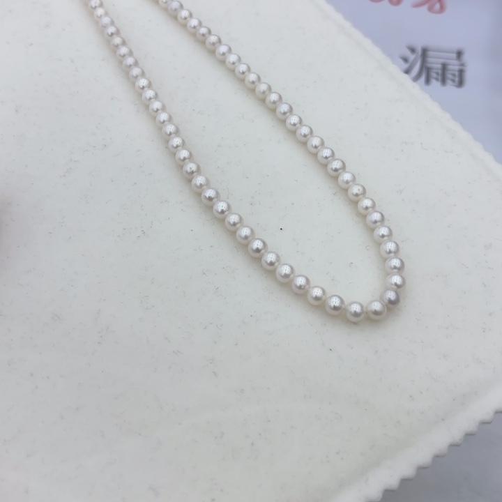 淡水珍珠颈饰银S925镶嵌701