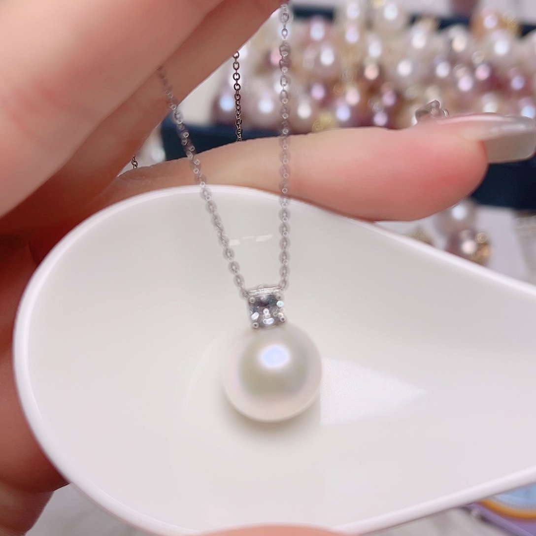 淡水珍珠未镶嵌吊坠(赠链)