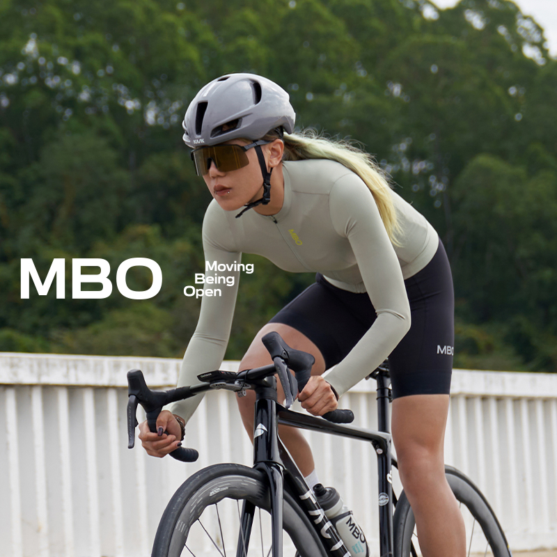 MBO女子多巴胺彩色长袖骑行服春夏新款公路车C350/C351