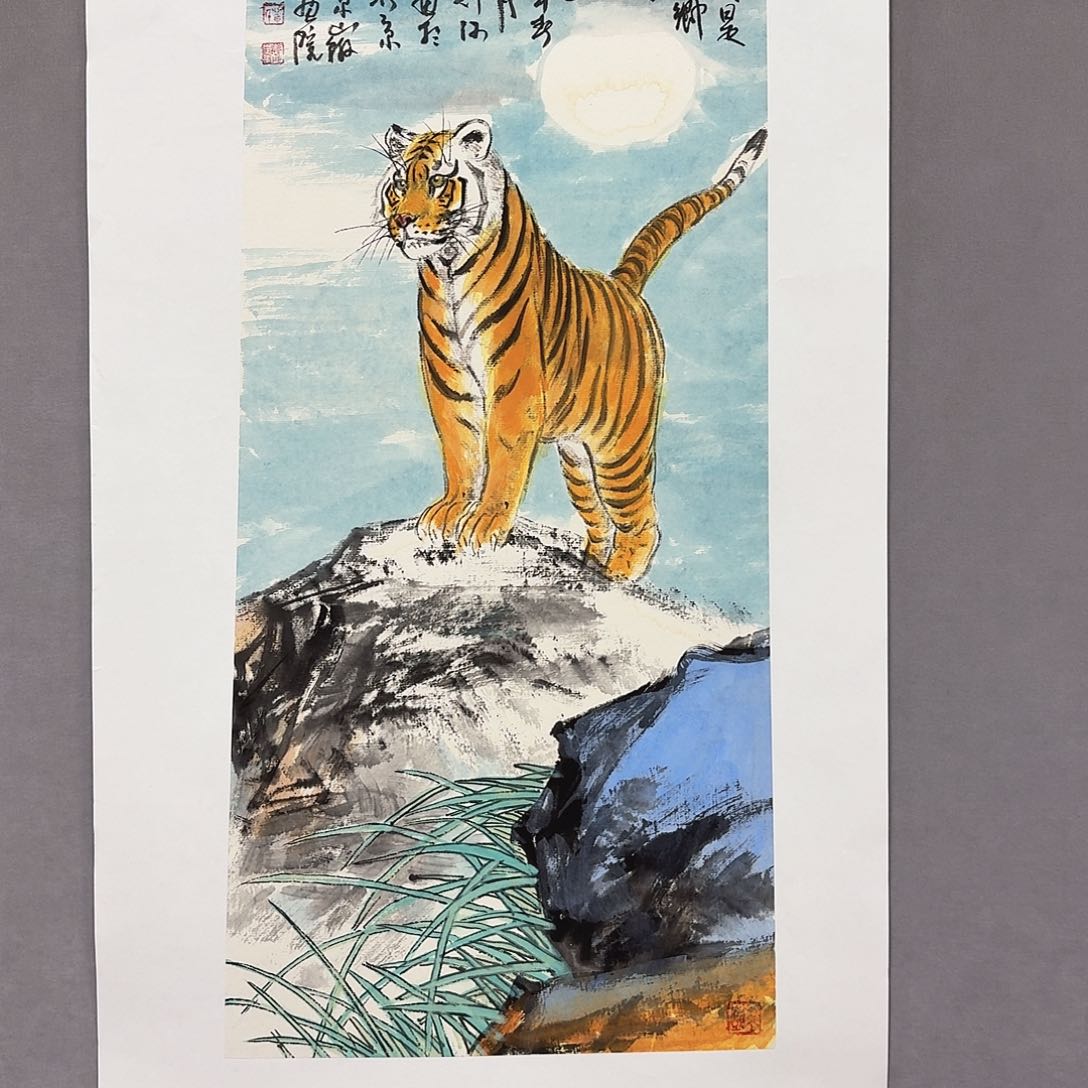 国画亲笔手绘放心去藏