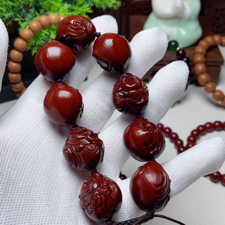 核桃手串/手链大*子橄榄核毕业