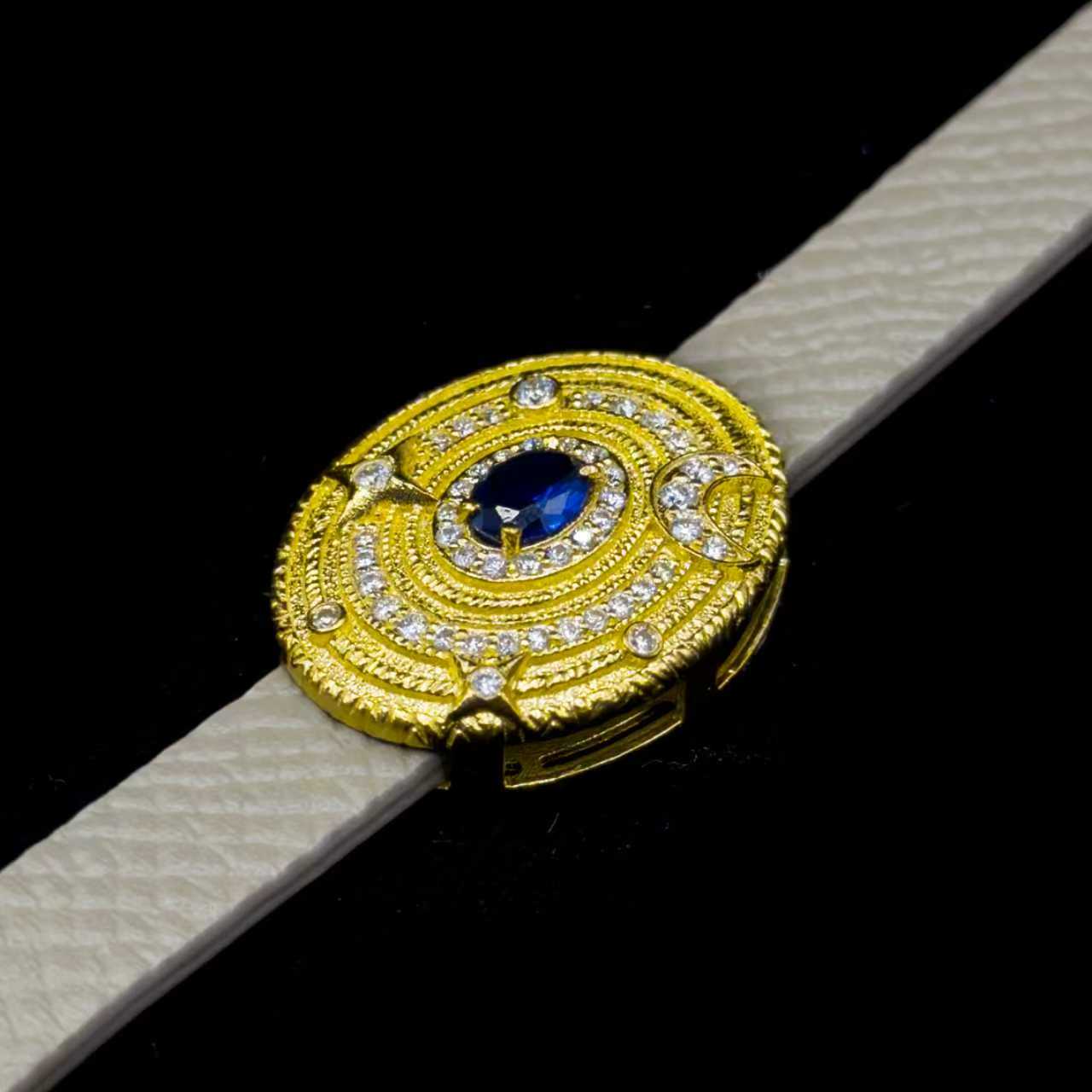 黄金足金999【】镶嵌款表带黄金首饰