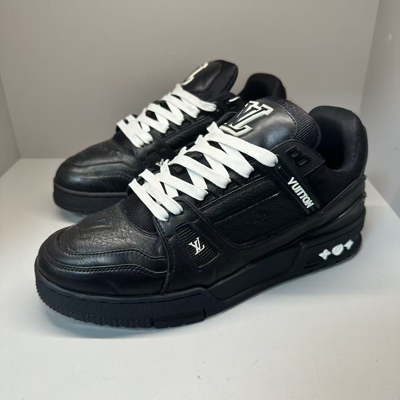 95新 LouisVuitton/路易威登 黑武士trainer板鞋40.5欧码ddm3119