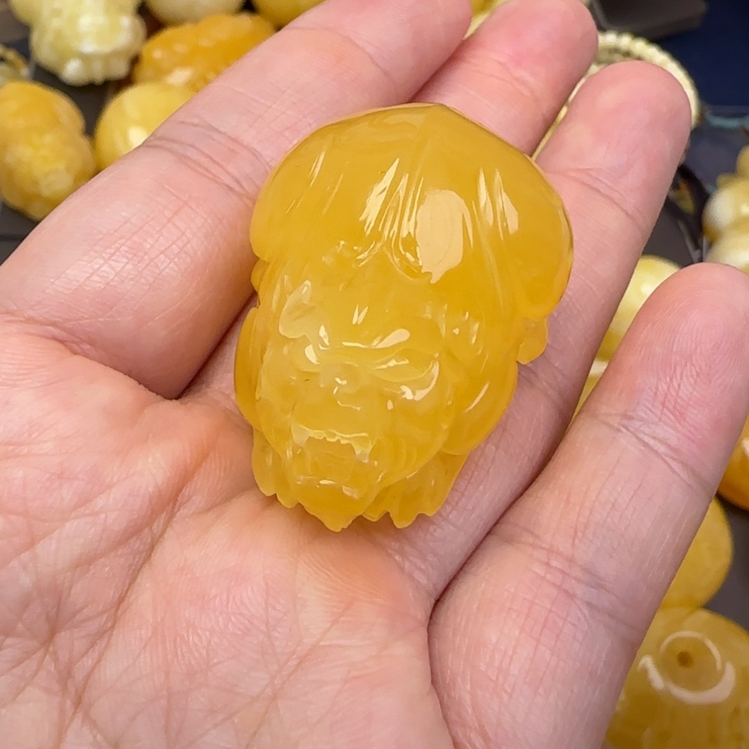 蜜蜡颈饰未镶嵌天然蜜蜡