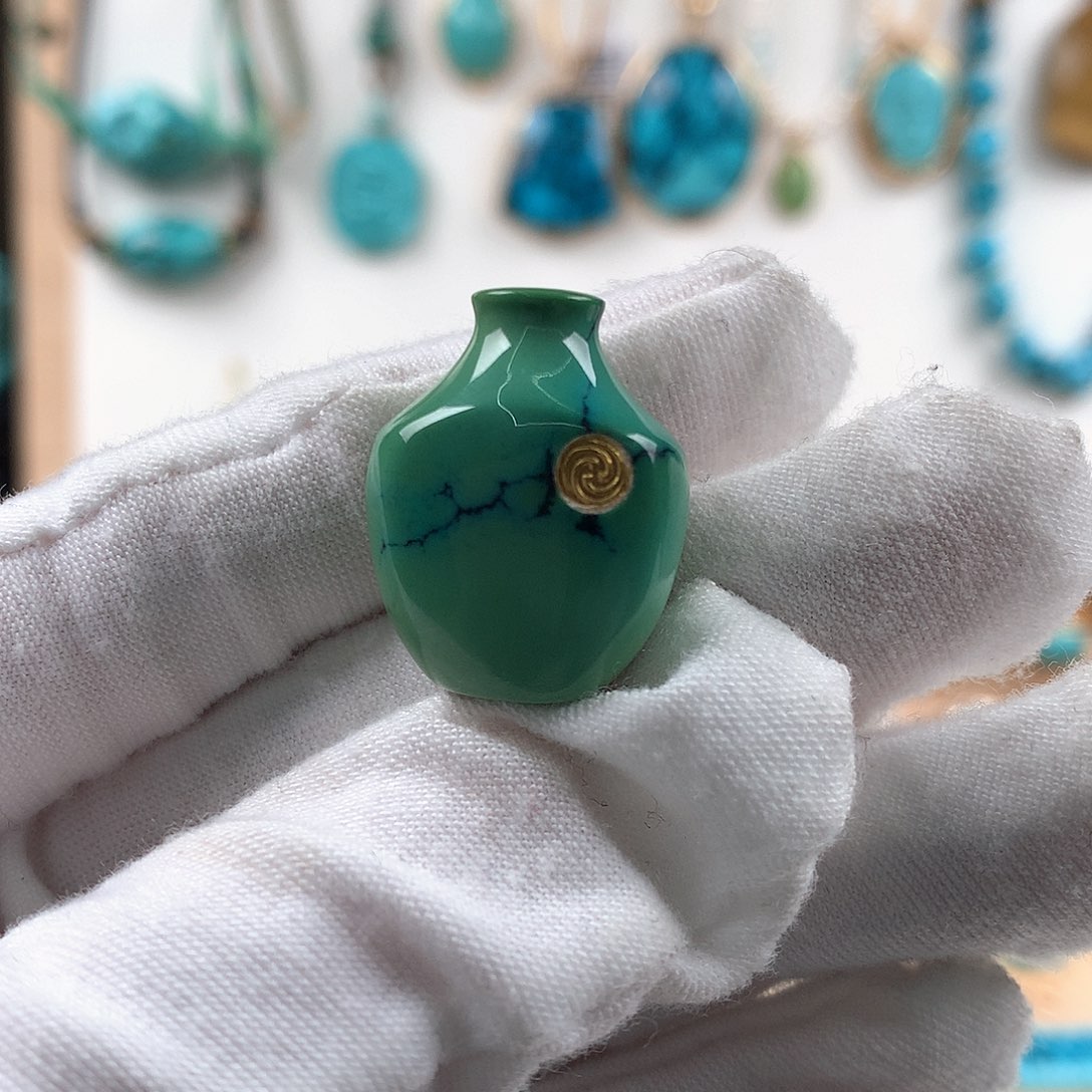 绿松石珠宝奇石未镶嵌