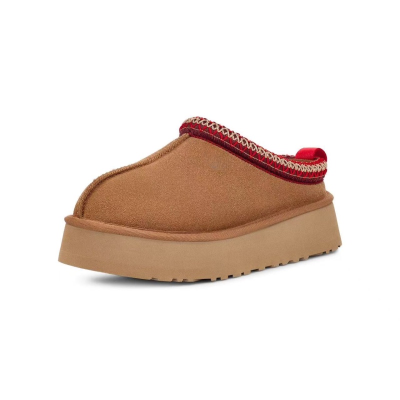 【民族风3.5公分】河南桑坡秋季女士休闲舒适保暖一脚蹬懒人毛毛鞋