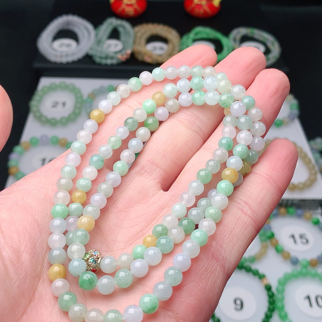 翡翠手串未镶嵌翡翠