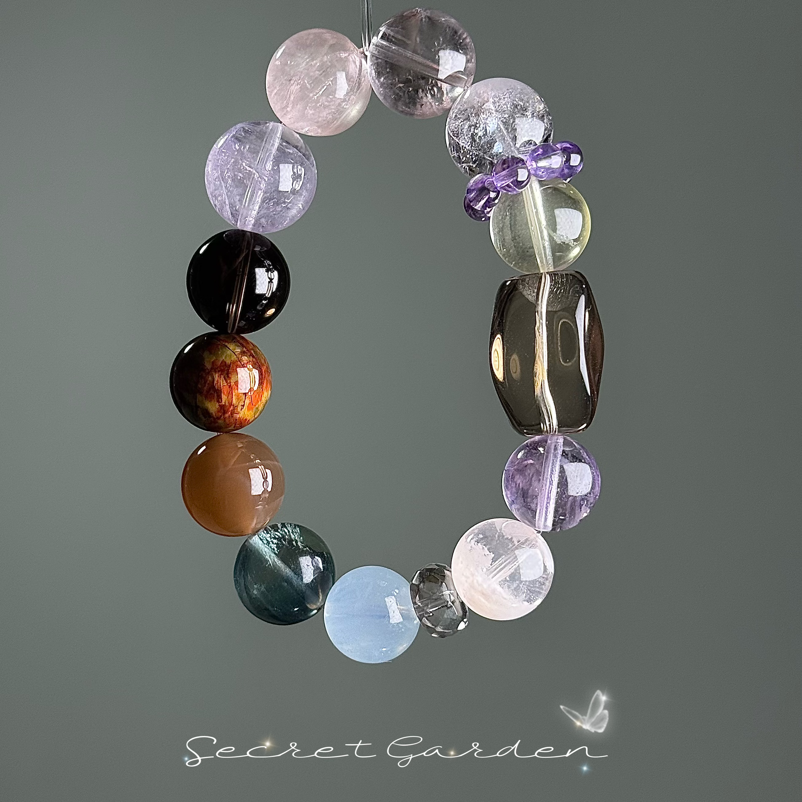 合金手链 【多宝多福】原创系列天然多宝手串12-15m