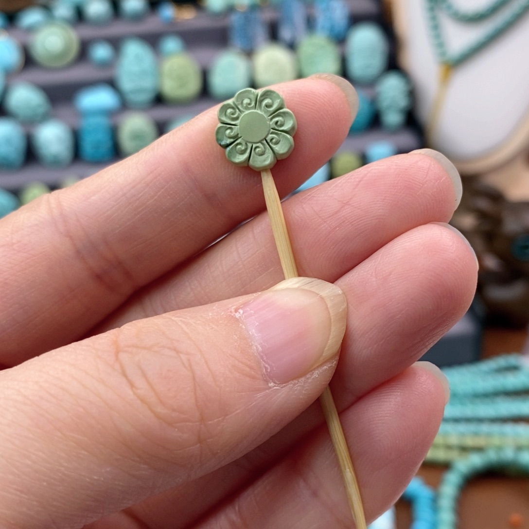 绿松石珠宝奇石未镶嵌