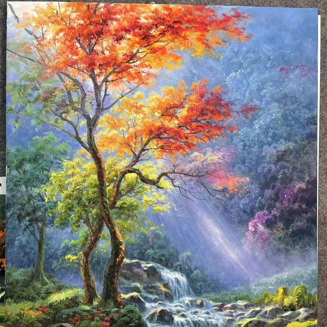 60x80纯手绘油画家居装饰画