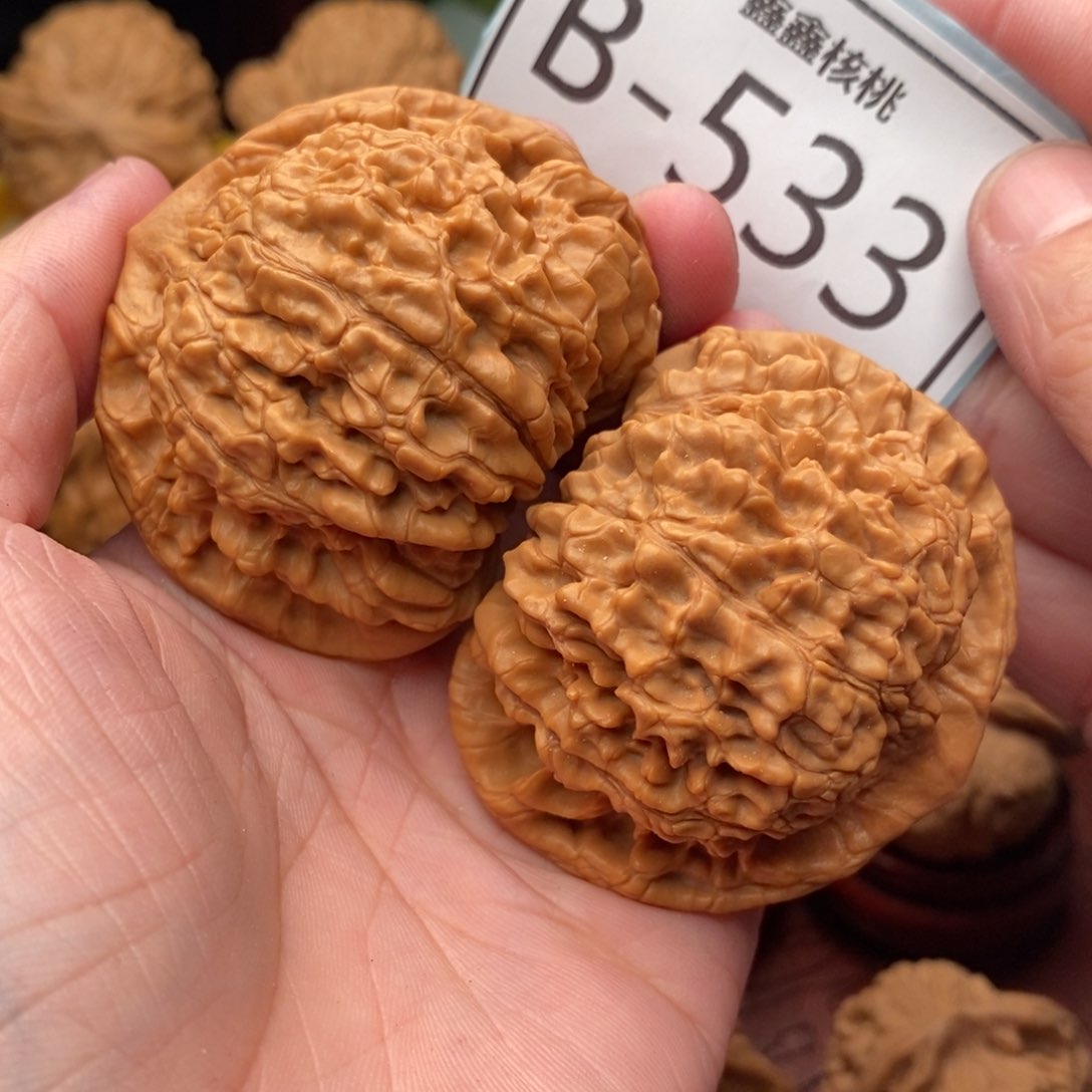 文玩核桃把件官帽53