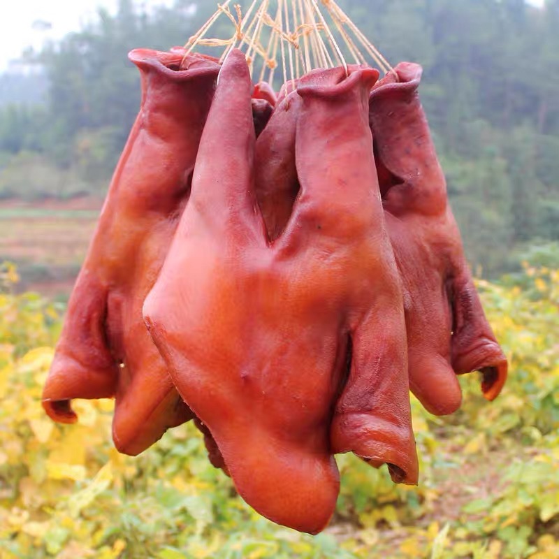 【散装称重】川渝农家烟熏腊猪脸-yzz