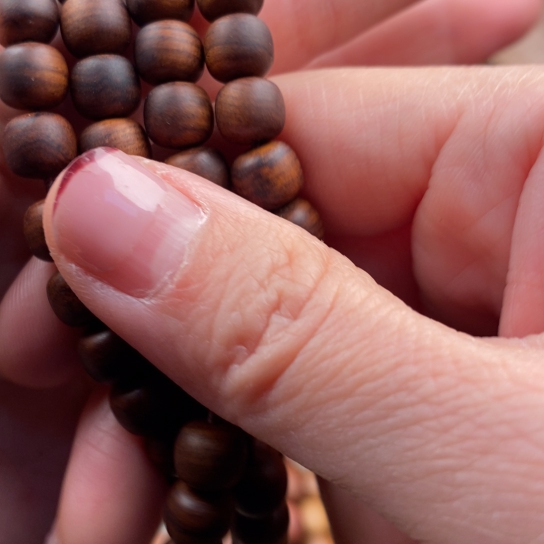 檀香木手串/手链清*老山檀香78多圈焦糖