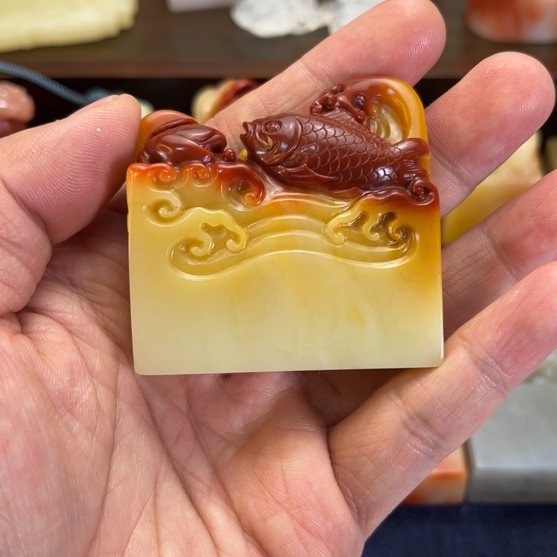 寿山石印石高****董寿山石