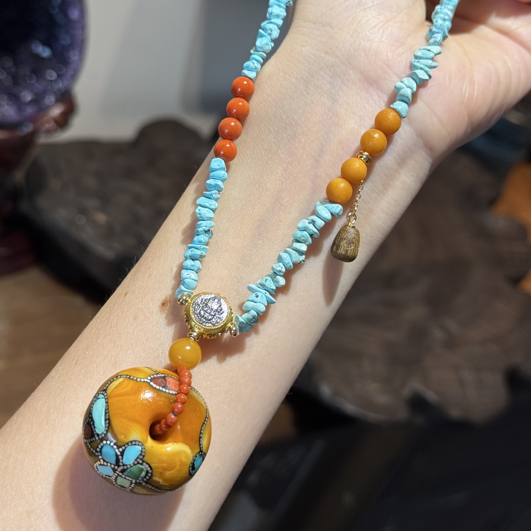 博缘珠宝蜜蜡项链（多样性发一件）