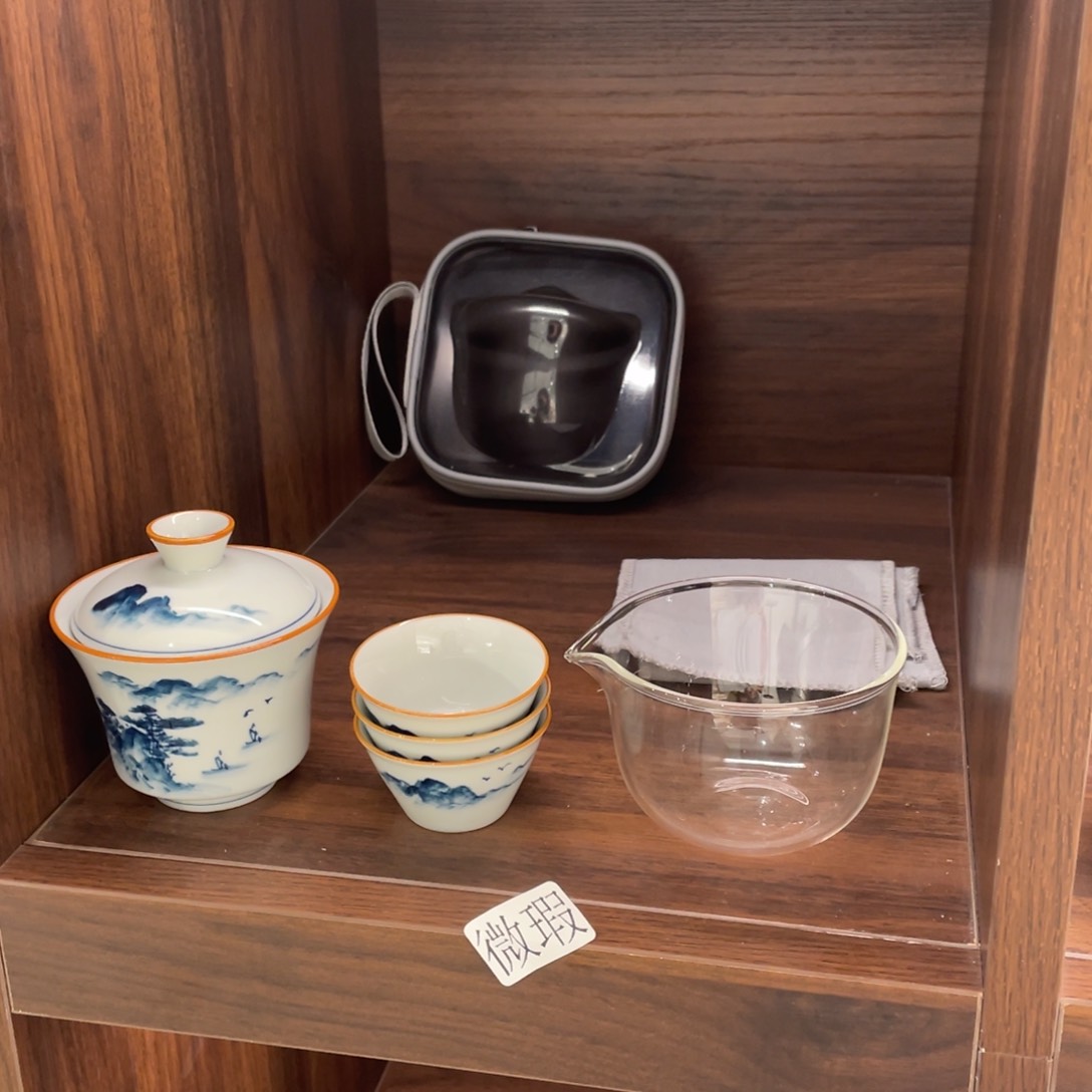 微瑕釉下彩纯手绘