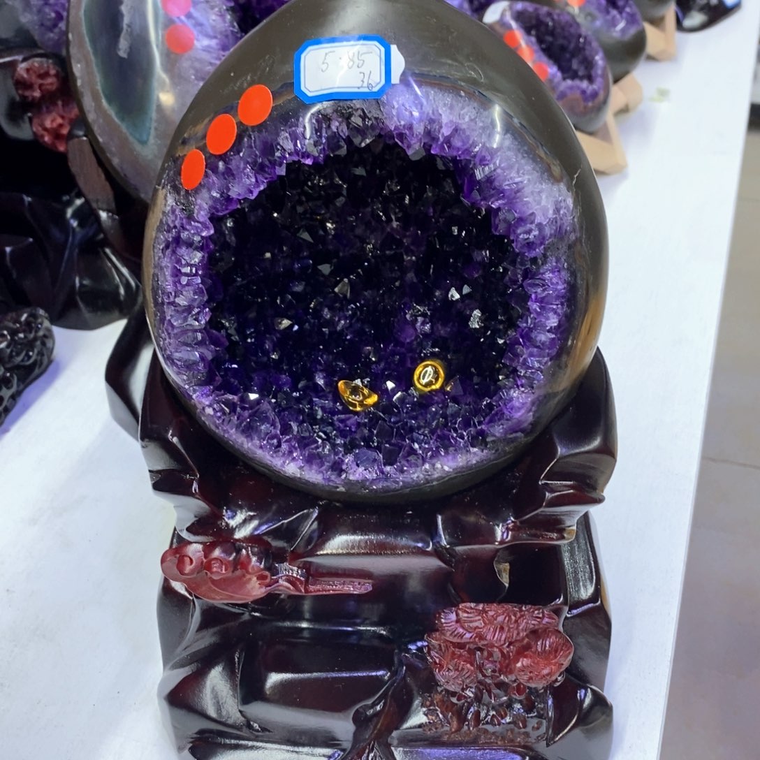 水晶摆件未镶嵌莹 