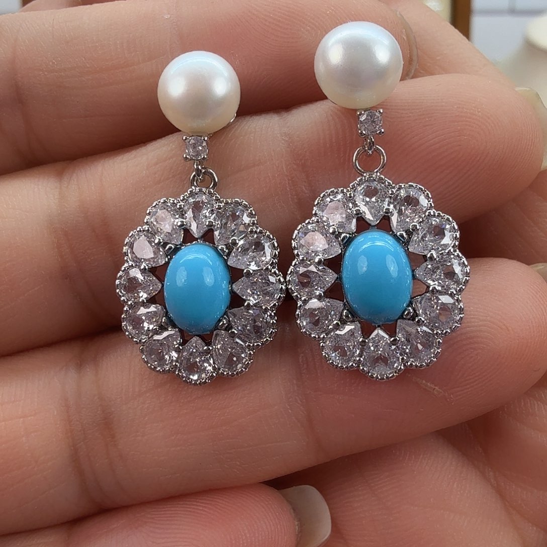 未镶嵌淡水珍珠耳饰