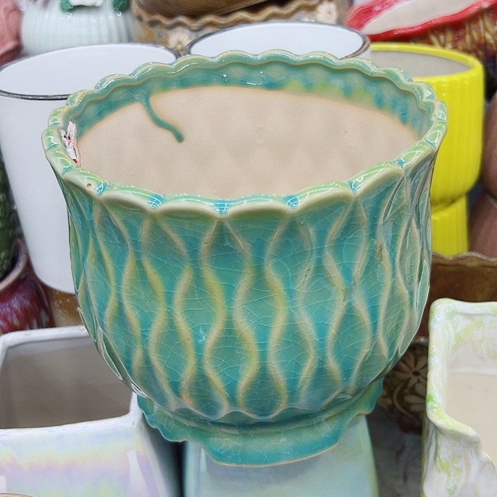 有孔，满10元发货多肉陶瓷花盆