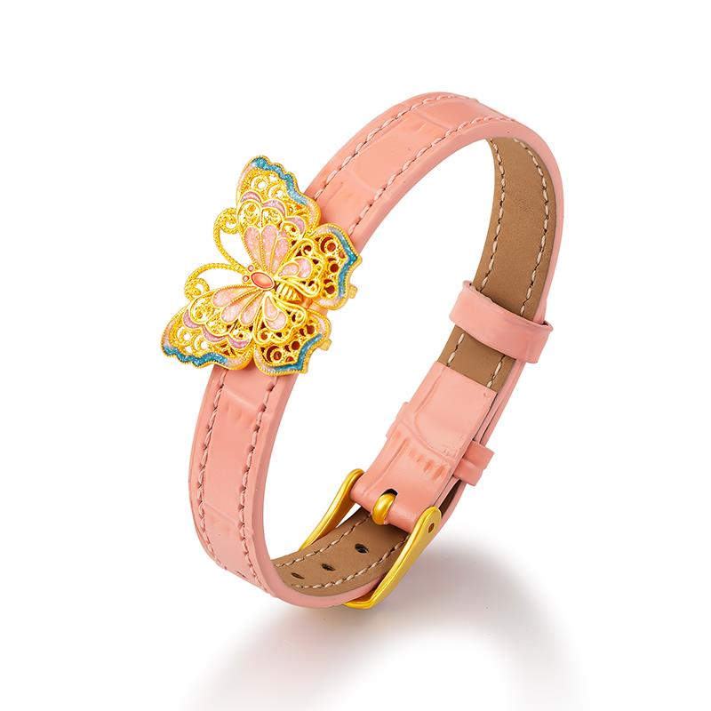 【瑶瑶专享】足金999投资金 无氰硬金花丝蝴蝶 HJS1609