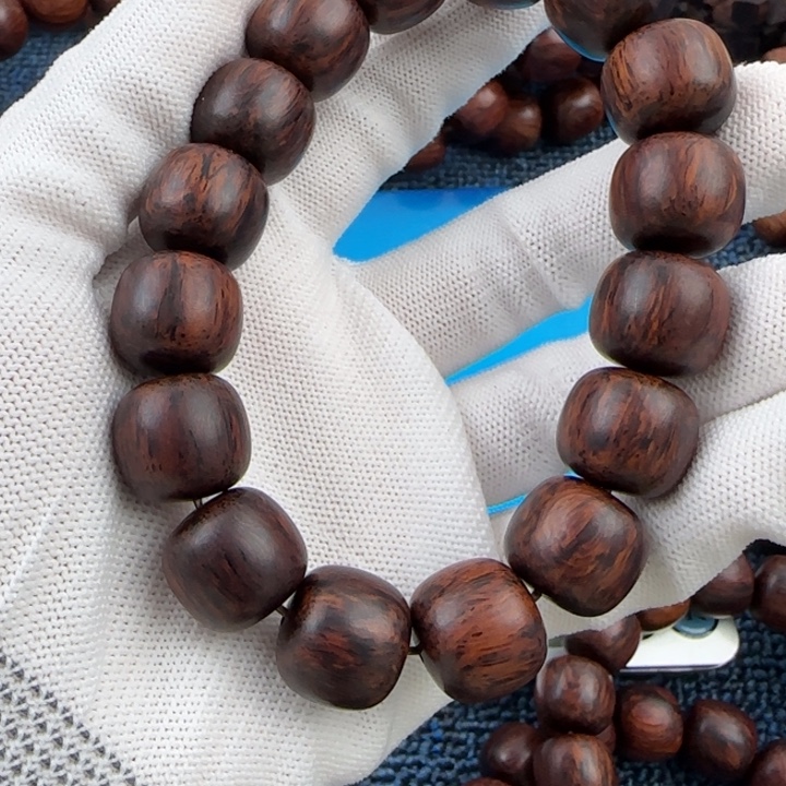 故***情降真香海南红将花梨公14 15老型单圈