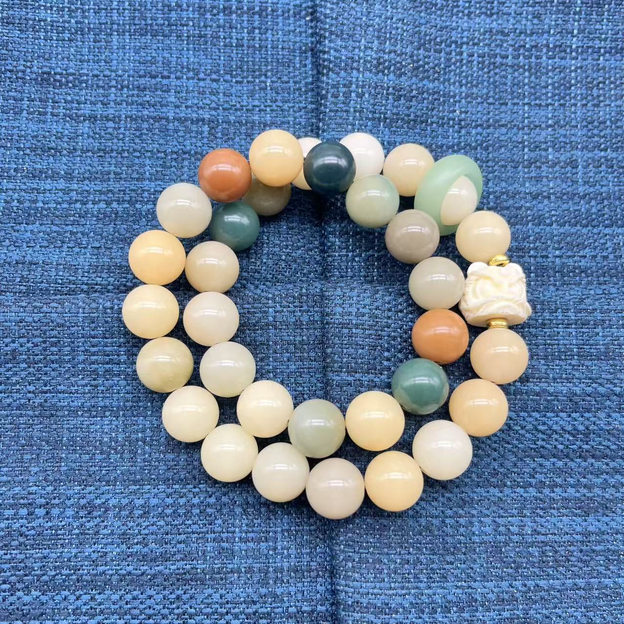 菩提精美多圈手串卡12无礼盒菩提根 3326