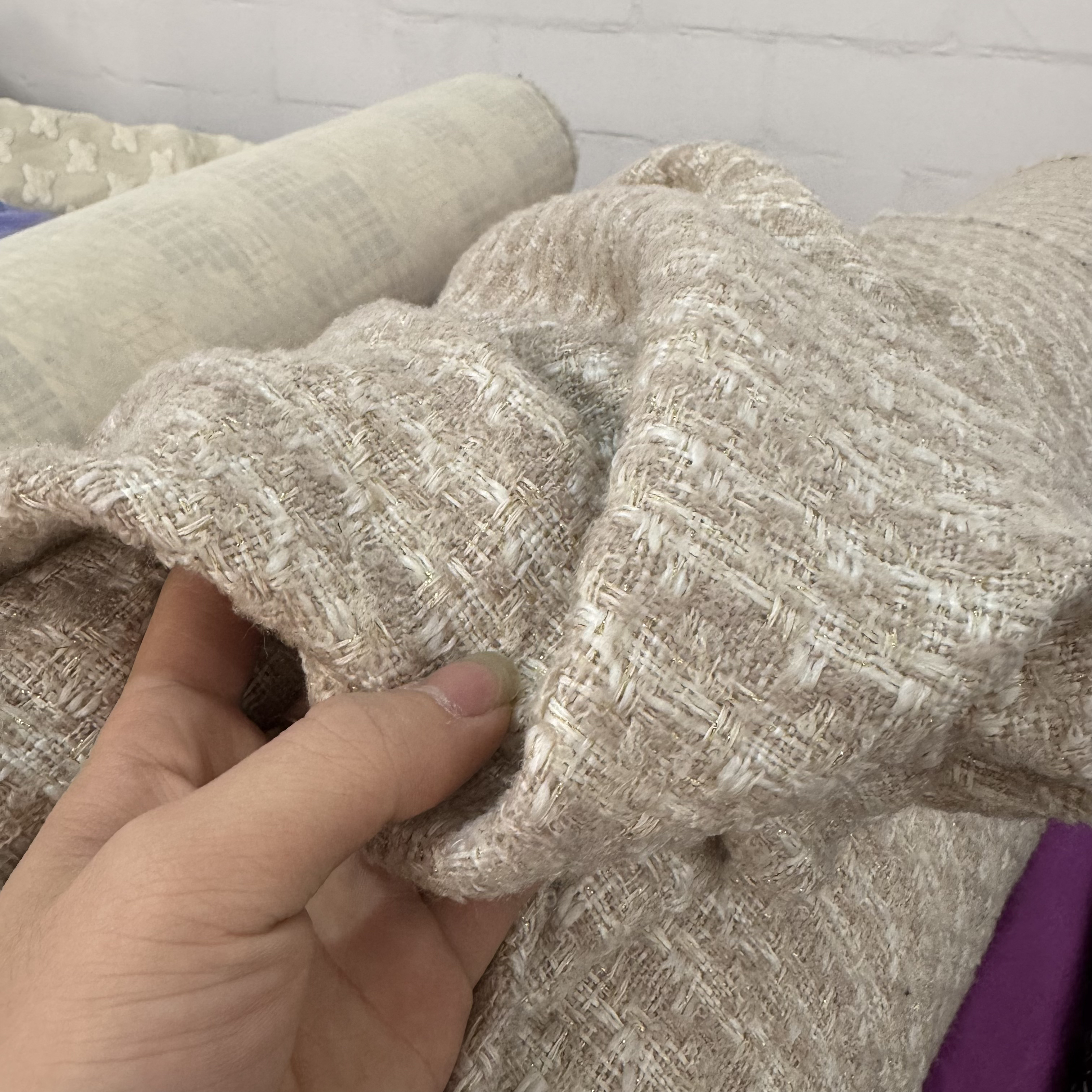 50  重磅羊绒小香风面料高品质2米价福利只有今天